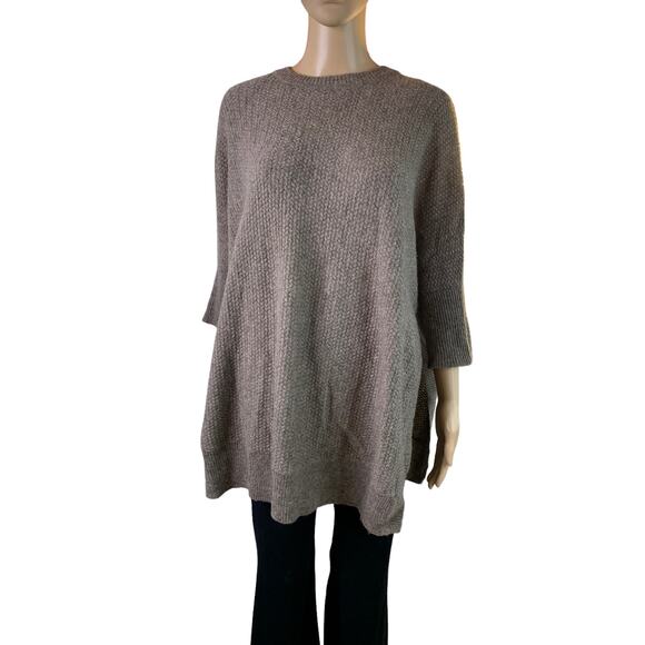 Max Studio Women's Size Medium Tunic Sweater Wool & Yak Hair Oversized pullover - Picture 1 of 8